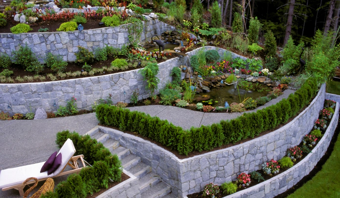 Retaining Wall Installation Retaining Wall Installation